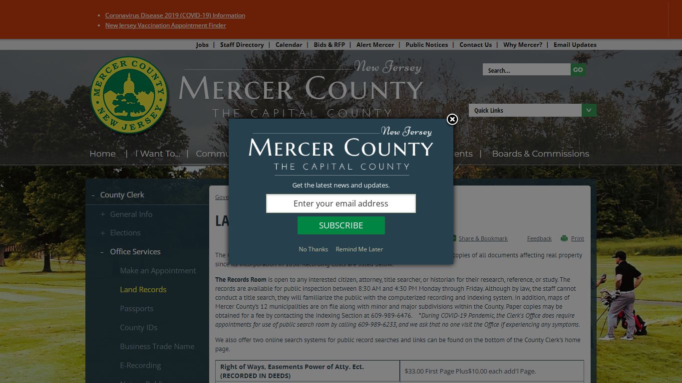 Land Records | Mercer County, NJ